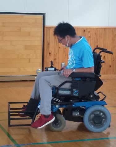 電動車椅子サッカー　体験
